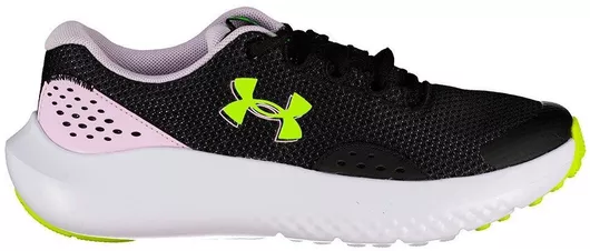 Under Armour Surge 4 Gs Αθλητικά Παιδικά Παπούτσια Running με Κορδόνια Μαύρο