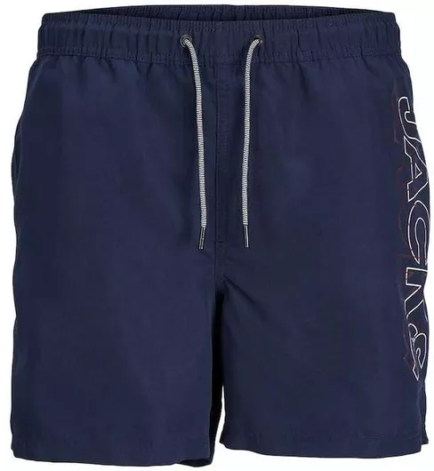 Jack & Jones Logo Ανδρικό Μαγιό Σορτς Navy Blazer