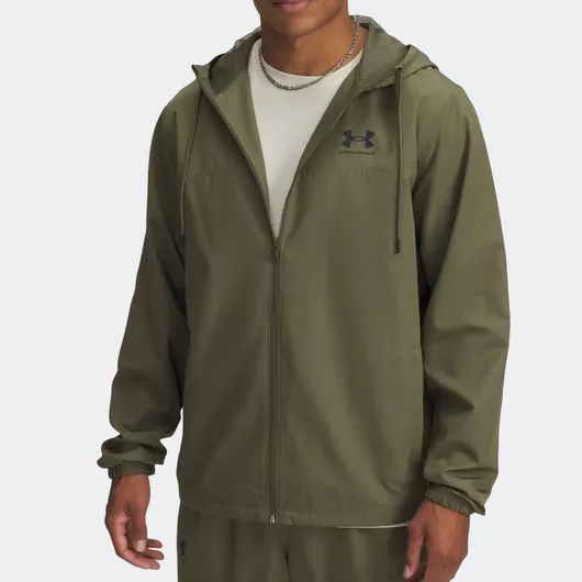 Under Armour Μπουφάν Αντιανεμικό Green