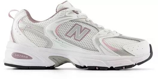 New Balance 530 Chunky White / Silver Metallic / Ice Wine