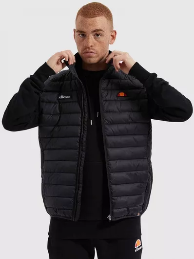Ellesse Αμάνικο Μπουφάν Puffer Αδιάβροχο Μαύρο