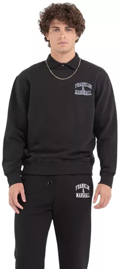 Franklin & Marshall Μαύρο Φούτερ