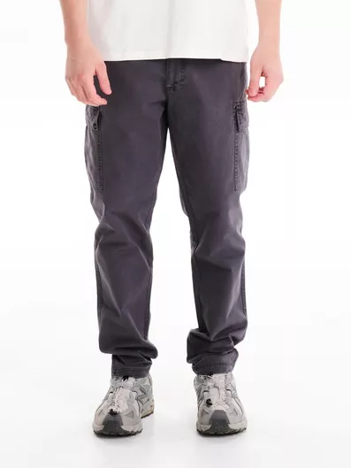 Emerson Παντελόνι Cargo Ελαστικό Γκρι