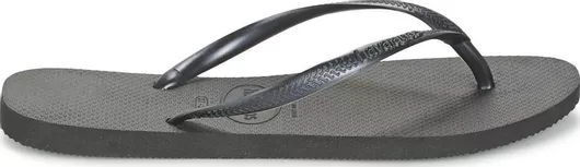 Havaianas Slim Logo Σαγιονάρες Μαύρο