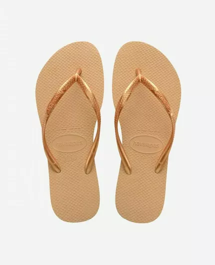 Havaianas Slim Σαγιονάρες Χρυσό