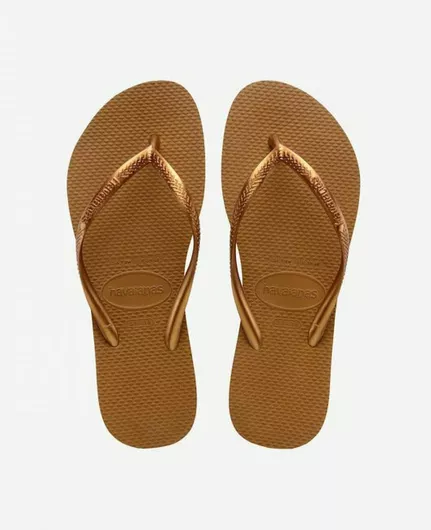Havaianas Slim Σαγιονάρες Bronze