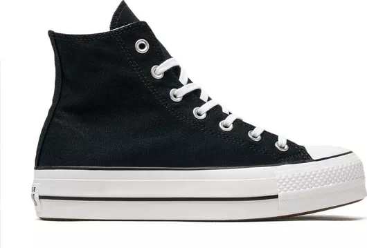 Converse Chuck Taylor All Star Lift High Top Flatforms Μποτάκια Black / White