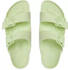 Birkenstock Arizona Eva Γυναικεία Σανδάλια Ανατομικά Πράσινο Narrow Fit