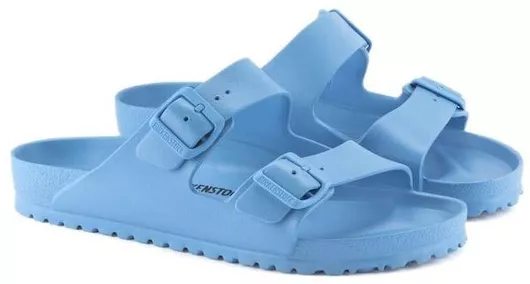 Birkenstock Arizona Eva Γυναικεία Σανδάλια Ανατομικά Γαλάζιο Narrow Fit