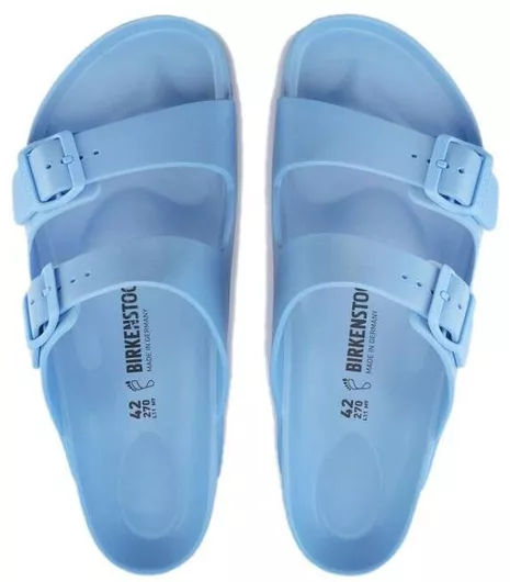 Birkenstock Arizona Eva Γυναικεία Σανδάλια Ανατομικά Γαλάζιο Narrow Fit