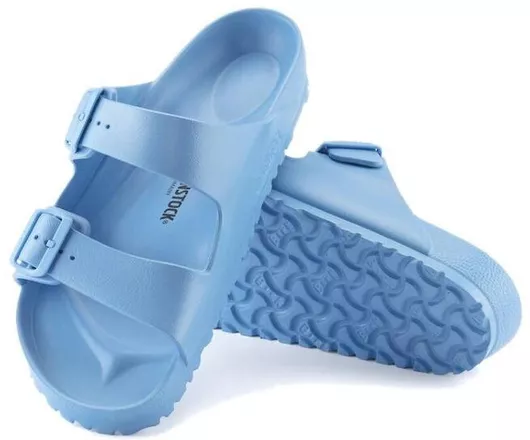 Birkenstock Arizona Eva Γυναικεία Σανδάλια Ανατομικά Γαλάζιο Narrow Fit