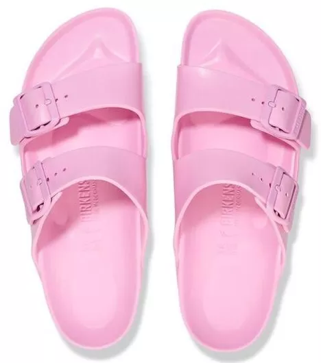 Birkenstock Arizona Eva Γυναικεία Σανδάλια Ανατομικά Ροζ Narrow Fit