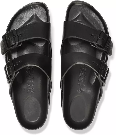 Birkenstock Arizona Eva Γυναικεία Σανδάλια Ανατομικά Μαύρο Narrow Fit