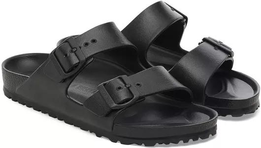 Birkenstock Arizona Eva Γυναικεία Σανδάλια Ανατομικά Μαύρο Narrow Fit