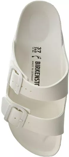 Birkenstock Arizona Eva Γυναικεία Σανδάλια Ανατομικά Λευκό Narrow Fit