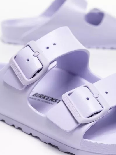 Birkenstock Arizona Eva Γυναικεία Σανδάλια Ανατομικά Μοβ Narrow Fit