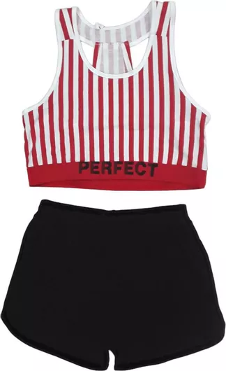 Nek Kids Wear Παιδικό Σετ με Σορτς Καλοκαιρινό 2τμχ Perfect Red