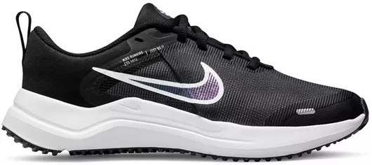 Nike Downshifter 12 Αθλητικά Παιδικά Παπούτσια Running με Κορδόνια Black / Dark Smoke Grey / White