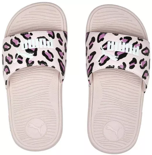 Puma Παιδικές Σαγιονάρες Slides Ροζ Cool Cat 2.0