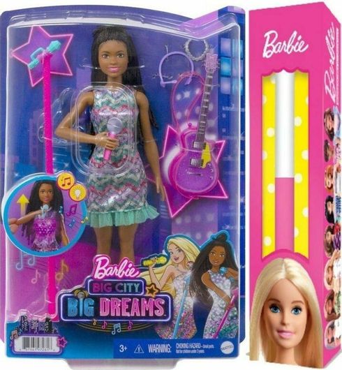 Παιχνιδολαμπάδα Mattel Barbie Big City Brooklyn για 3+ Ετών