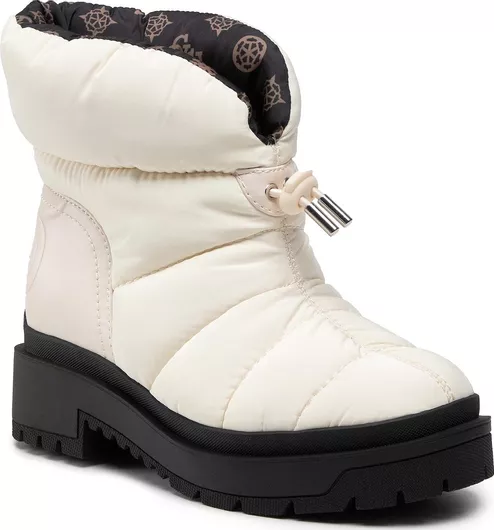 Guess Γυναικεία Μποτάκια Μπεζ