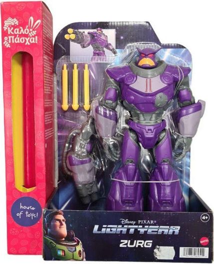 Παιχνιδολαμπάδα Mattel Disney Buzz Lightyear Zurg Villain Space Robot