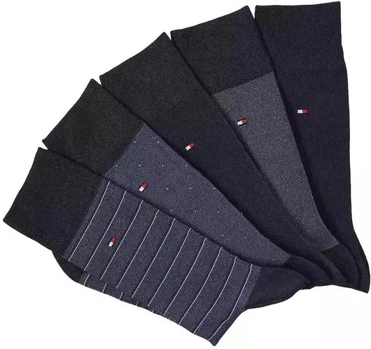 Tommy Hilfiger Ανδρικές Κάλτσες Μπλε 5Pack 701224442