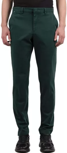 Hugo Boss Kaito1 Παντελόνι Chino σε Slim Εφαρμογή Πράσινο