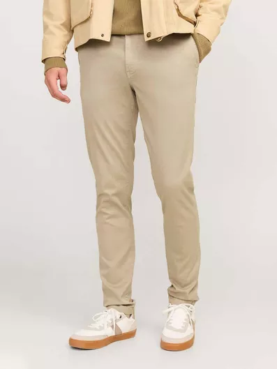 Jack & Jones Ανδρικό Παντελόνι Μπεζ