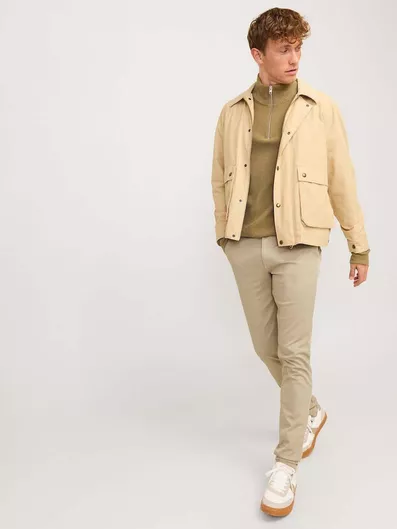 Jack & Jones Ανδρικό Παντελόνι Μπεζ