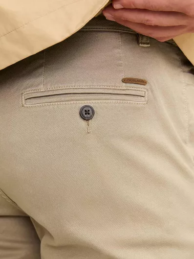 Jack & Jones Ανδρικό Παντελόνι Μπεζ