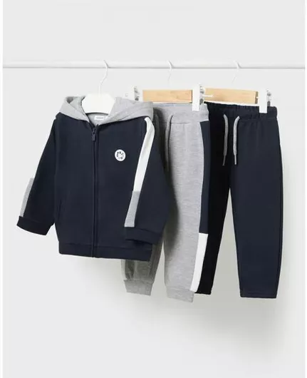 Mayoral Παιδικό Σετ Φόρμας 3τμχ Ναυτικό Μπλε
