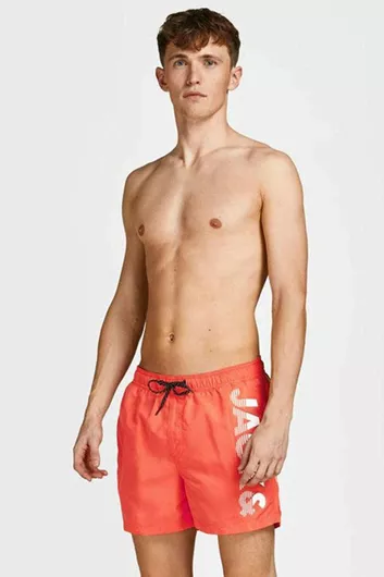 Jack & Jones Ανδρικό Μαγιό Σορτς Coral