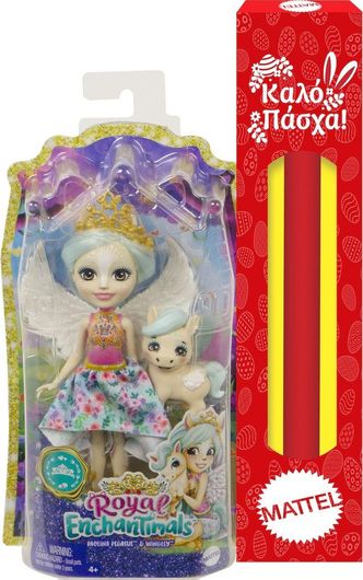 Παιχνιδολαμπάδα Mattel Enchantimals Royals Πήγασος για 4+ Ετών