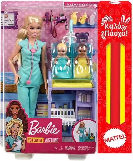 Παιχνιδολαμπάδα Mattel Barbie Παιδίατρος για 3+ Ετών