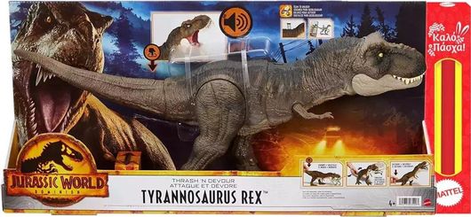 Παιχνιδολαμπάδα Mattel Tyrannosaurus Rex για 4+ Ετών