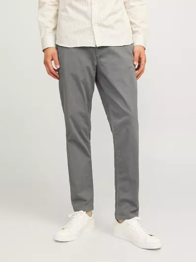 Jack & Jones Παντελόνι Chino Ελαστικό Γκρι