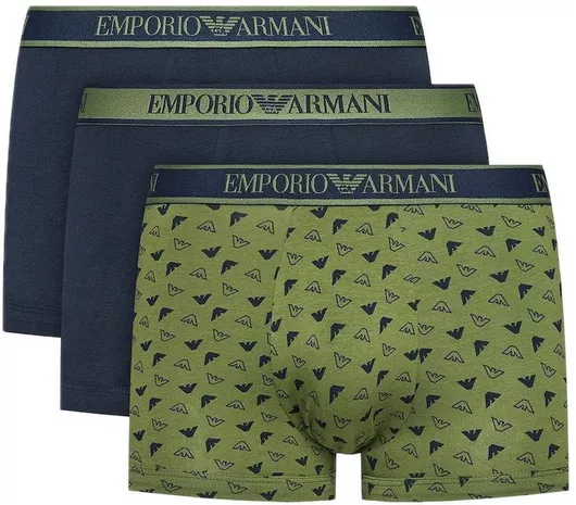 Armani Jeans Ανδρικά Μποξεράκια Marin, St Oliva 3Pack