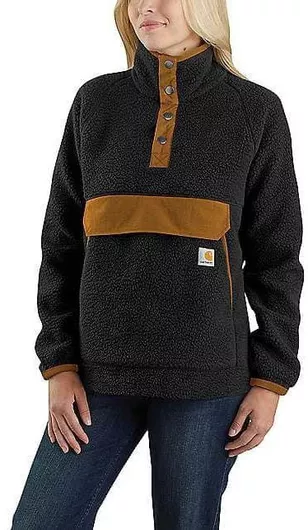Carhartt Μακρυμάνικο Γυναικείο Πουλόβερ Μαύρο