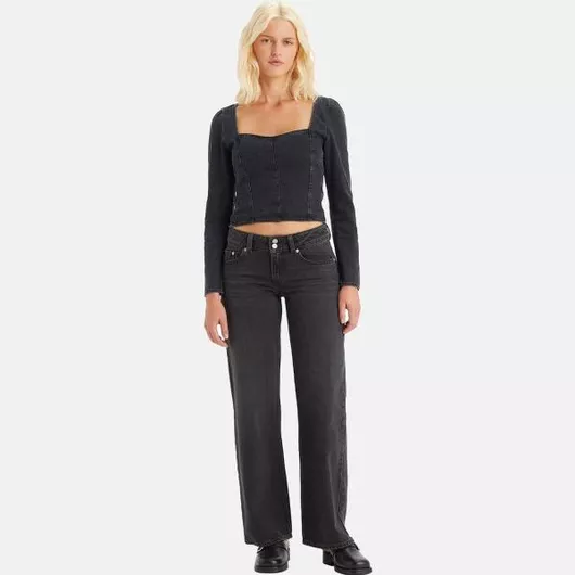 Γυναικείο Jean Παντελόνι Μαύρο