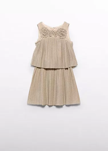 Abel & Lula Παιδικό Σετ με Φούστα 2τμχ Χρυσαφι