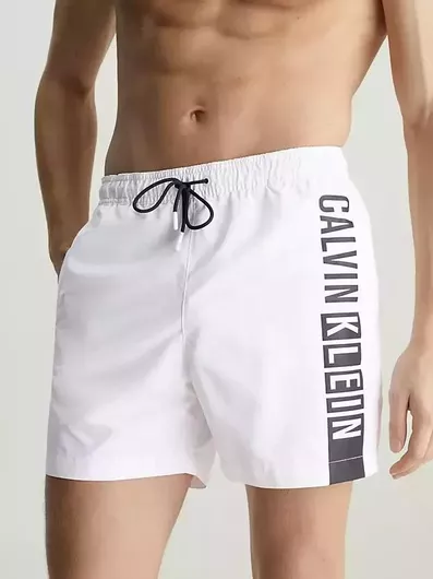 Calvin Klein Ανδρικό Μαγιό Σορτς Ασπρο