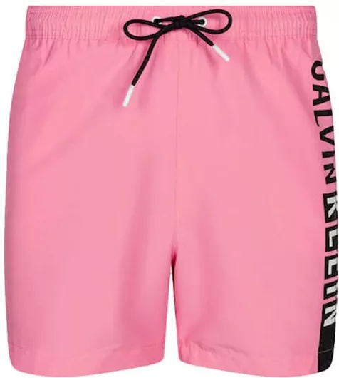 Calvin Klein Ανδρικό Μαγιό Σορτς Φούξια με Σχέδια