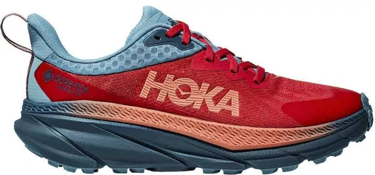 Hoka Challenger ATR 7 GTX Γυναικεία Αθλητικά Παπούτσια Trail Running Αδιάβροχα με Μεμβράνη Gore-Tex Cerise / Real Teal
