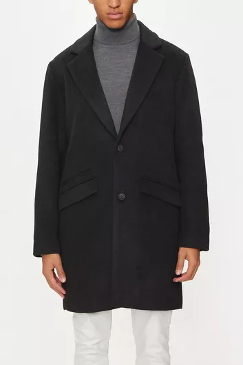 Jack & Jones Ανδρικό Παλτό Ανθρακί