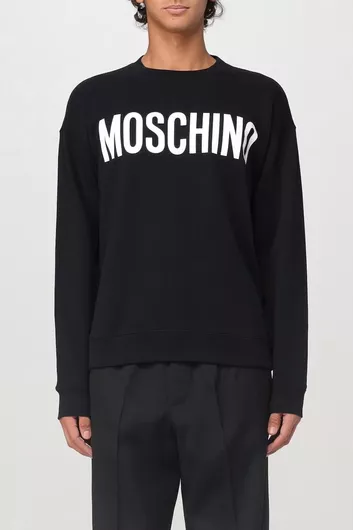 Moschino Φούτερ με Κουκούλα Μαύρο