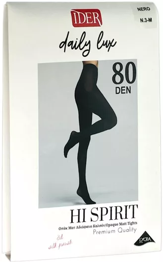 IDER Οpaque Γυναικείο Καλσόν 80 Den Μαύρο