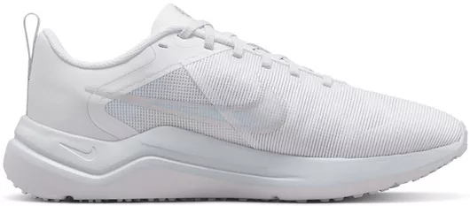 Nike Downshifter 12 Γυναικεία Αθλητικά Παπούτσια Running White / Pure Platinum / Metallic Silver