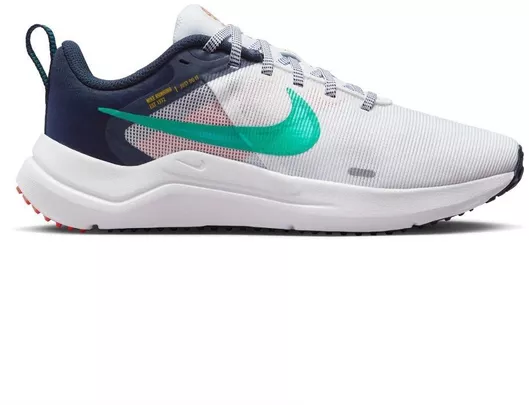 Nike Downshifter 12 Γυναικεία Αθλητικά Παπούτσια Running White / Clear Jade / Obsidian / Picante Red