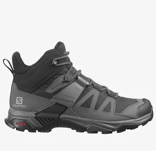 Salomon X Ultra 4 Ανδρικά Ορειβατικά Μποτάκια Αδιάβροχα με Μεμβράνη Gore-Tex Γκρι